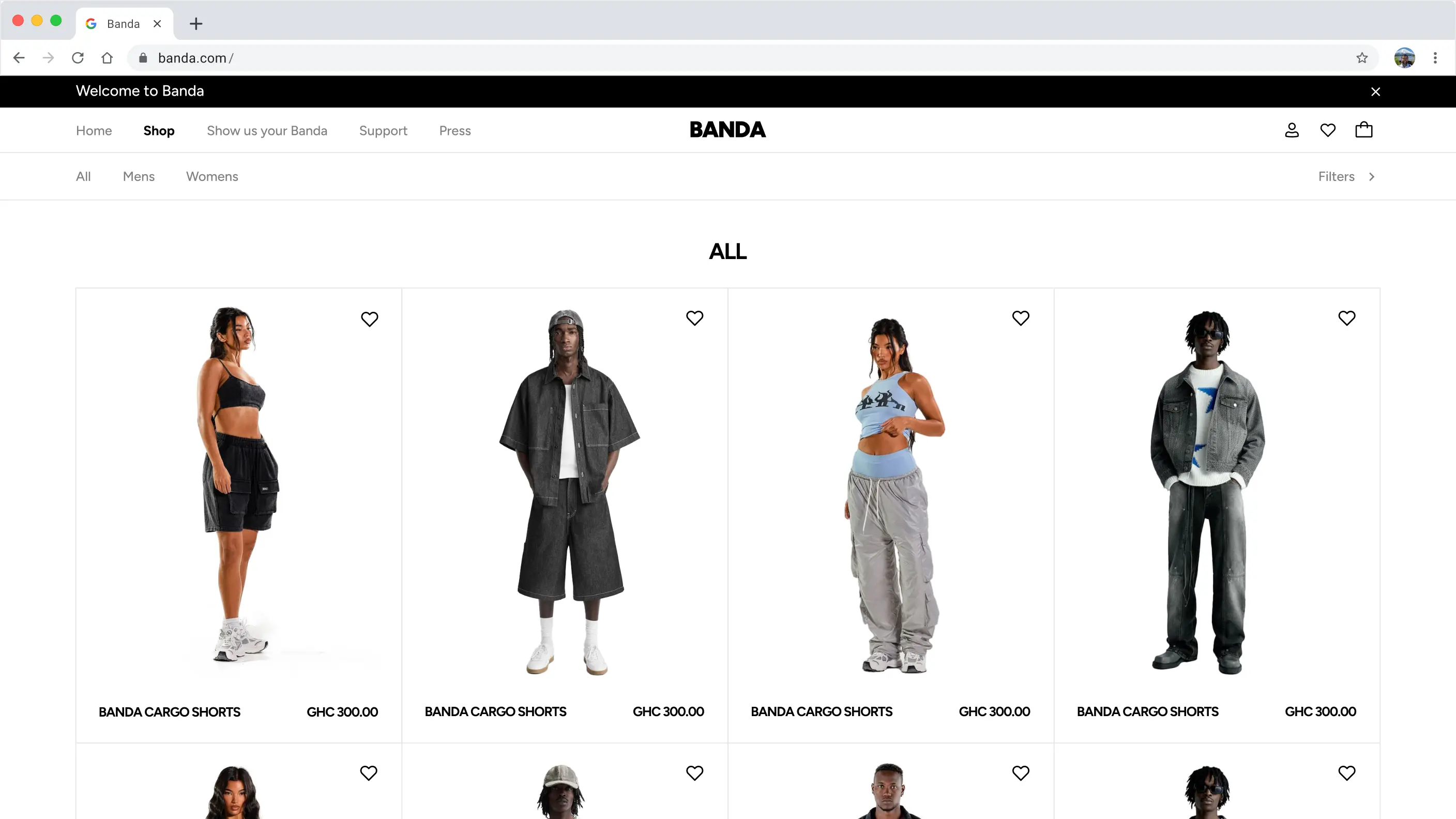 banda store