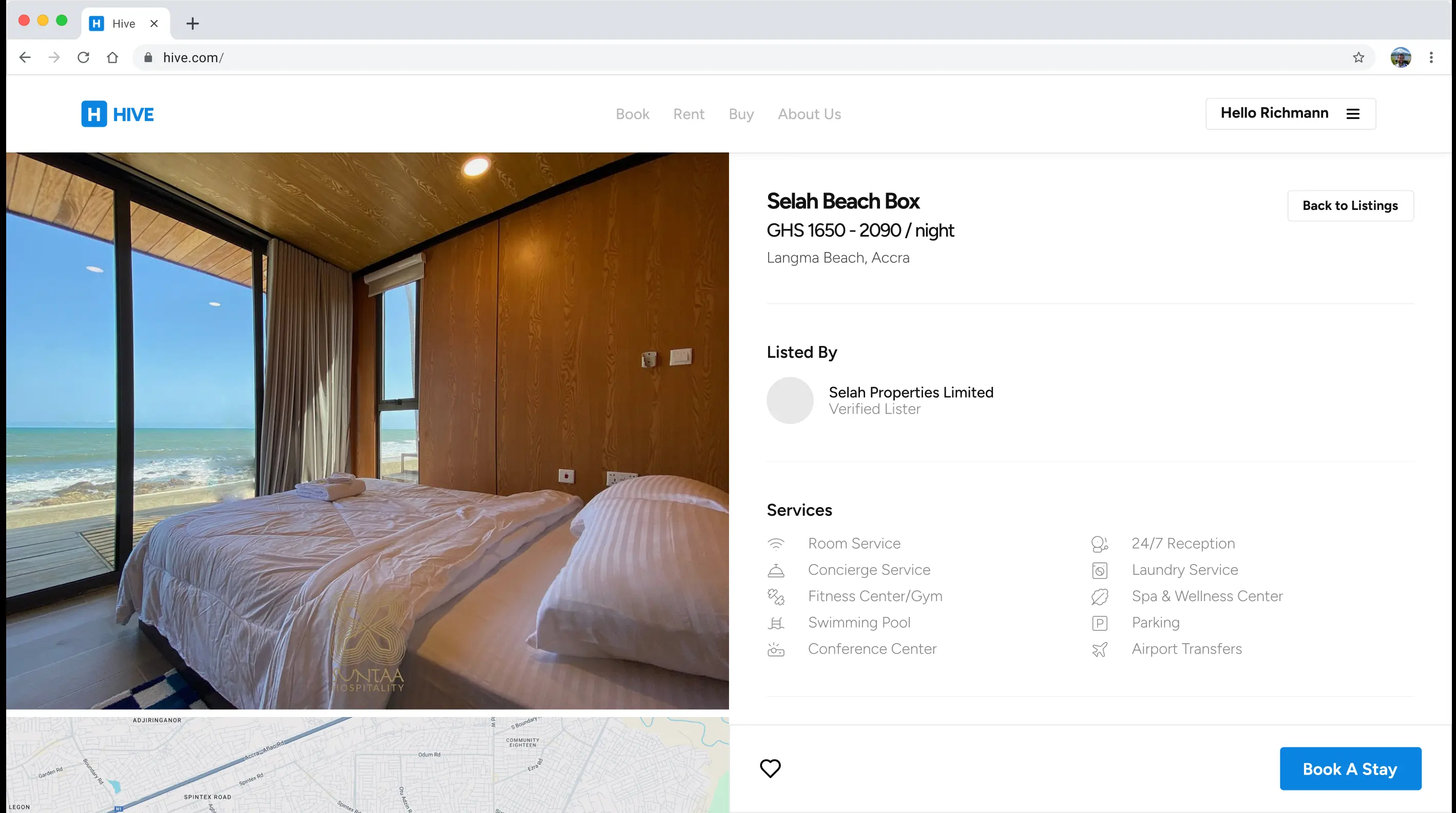 listing details